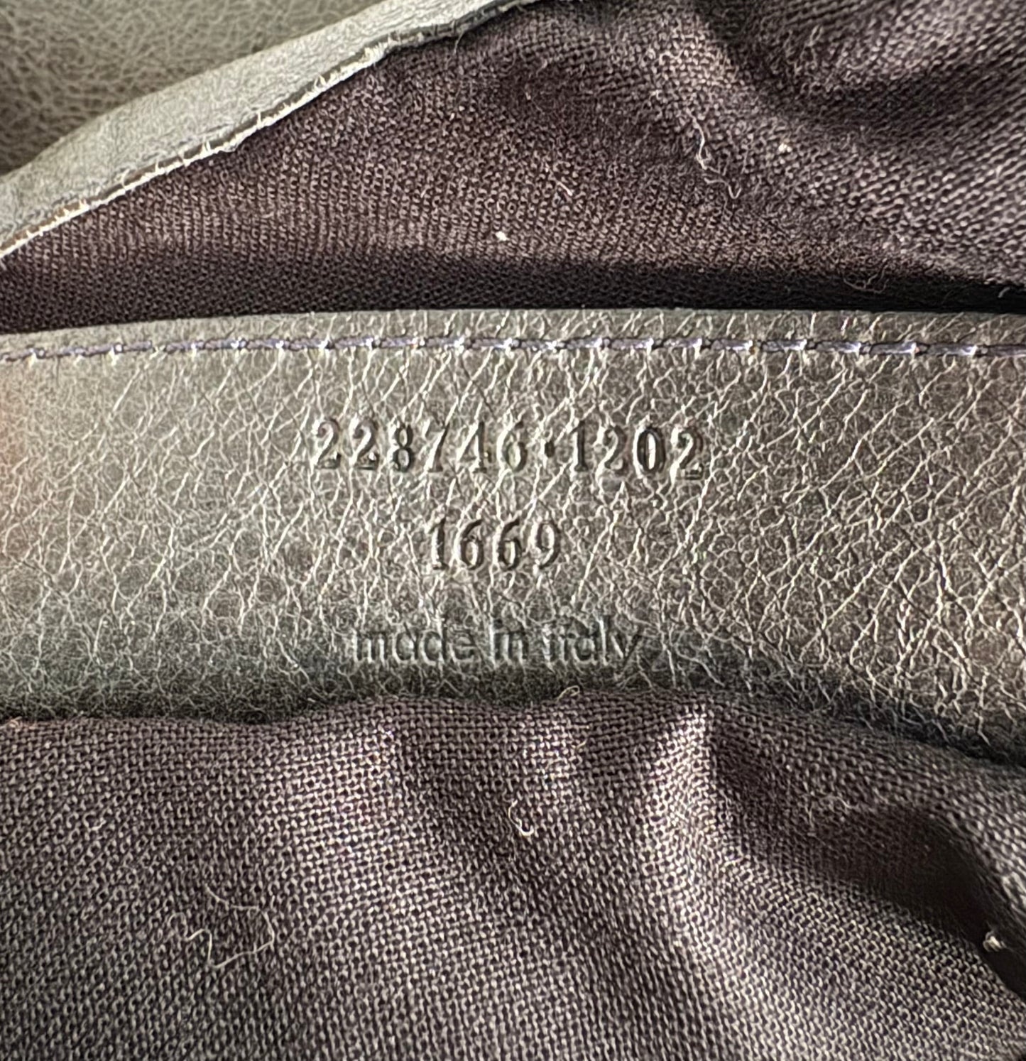 Balenciaga pompon bucket bag