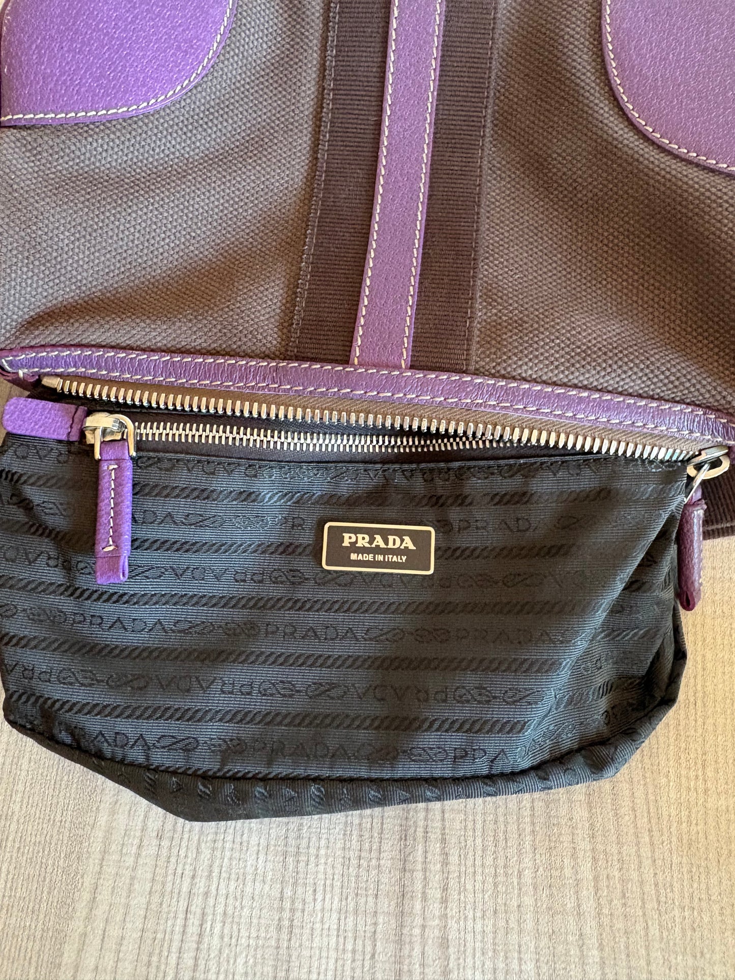 Borsa Prada tela e pelle 💜