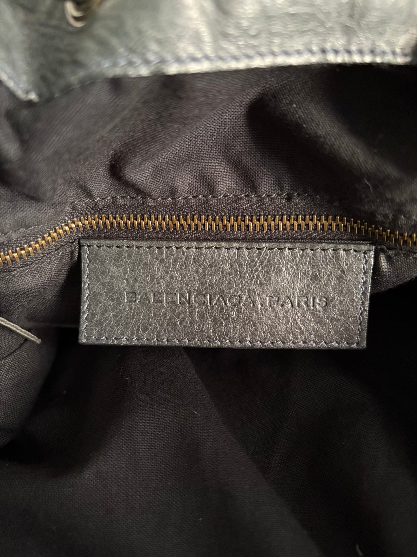 Balenciaga pompon bucket bag
