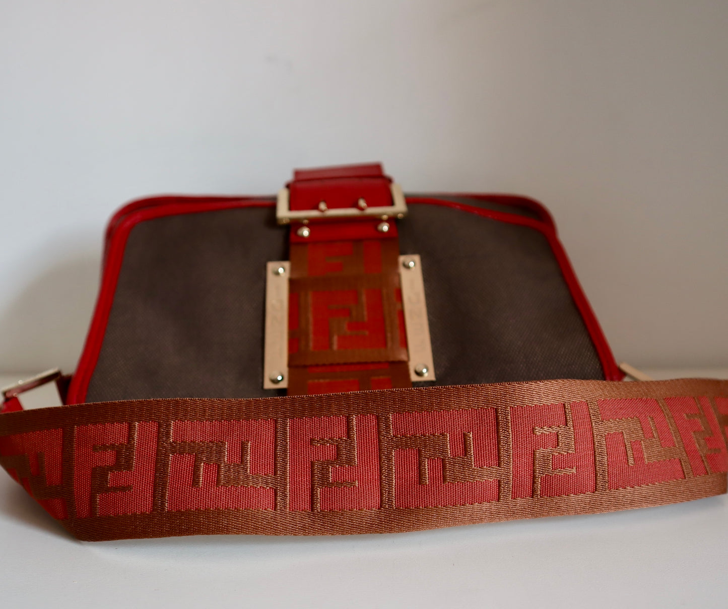 Fendi zucca canvas bag