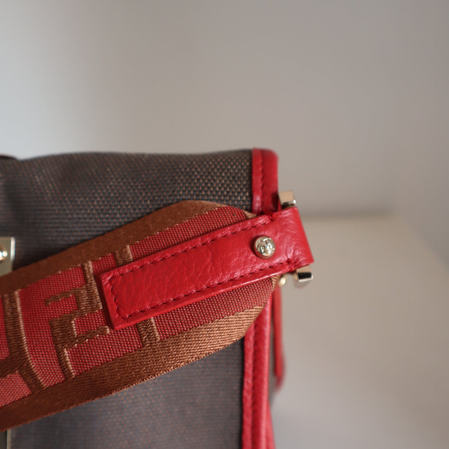 Fendi zucca canvas bag