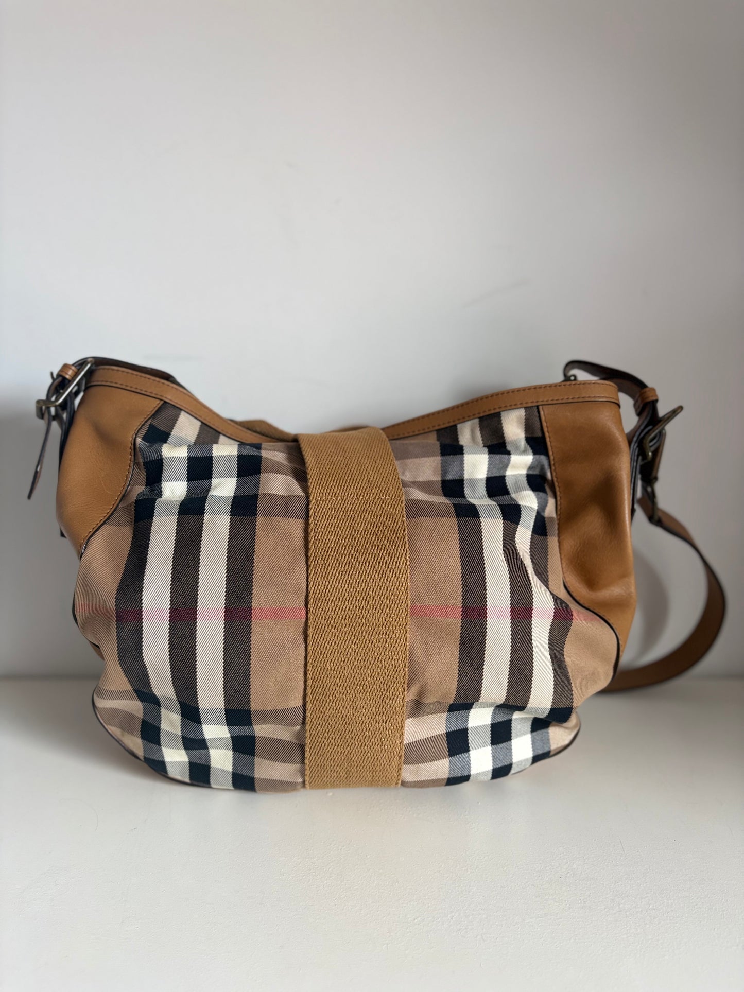 Burberry House check hobo