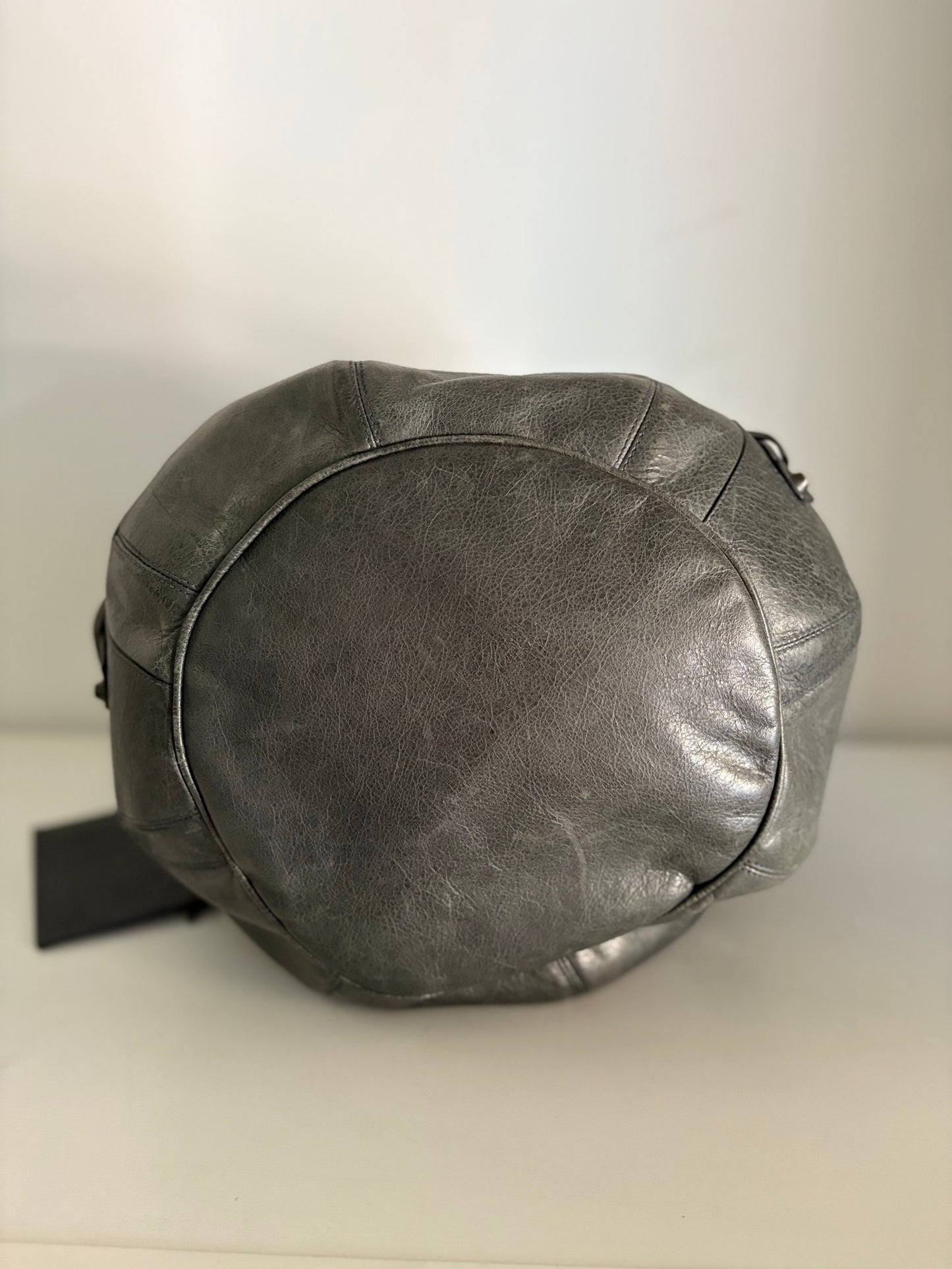 Balenciaga pompon bucket bag
