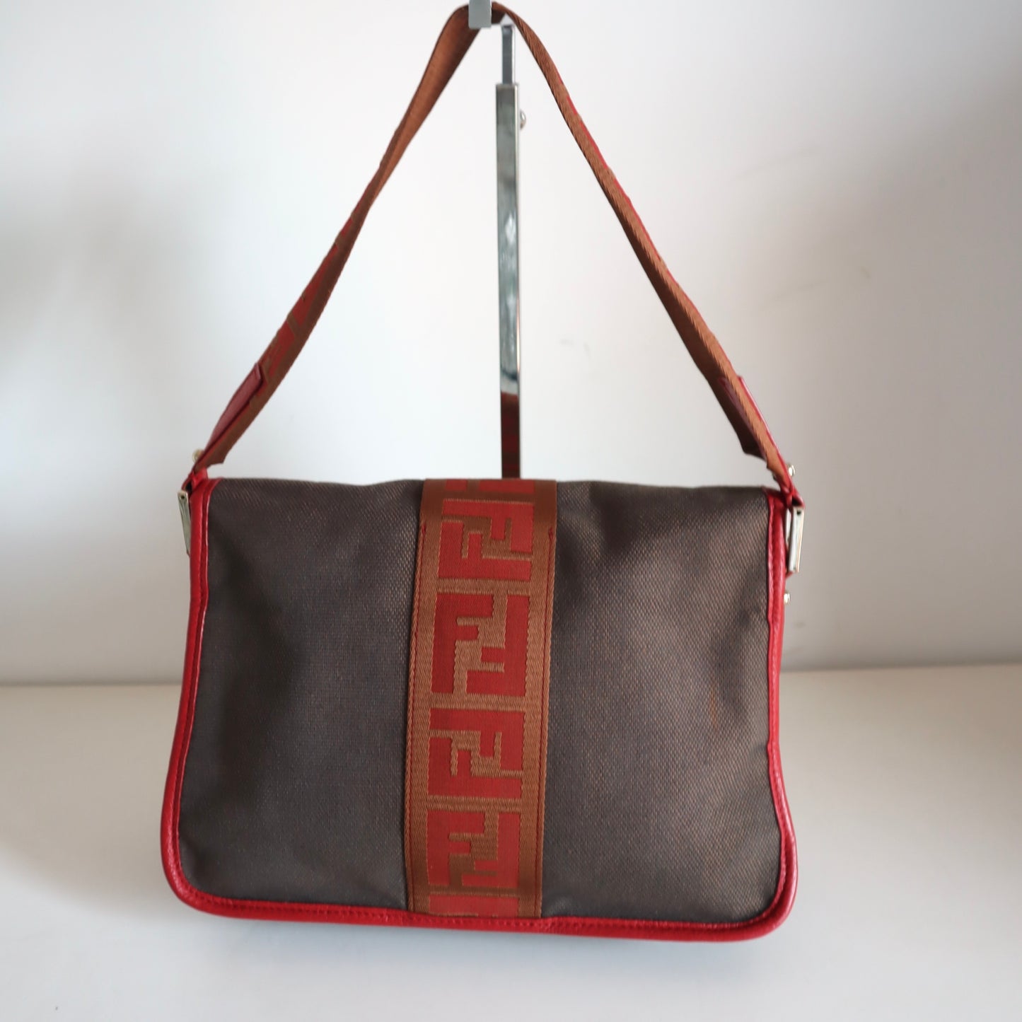 Fendi zucca canvas bag
