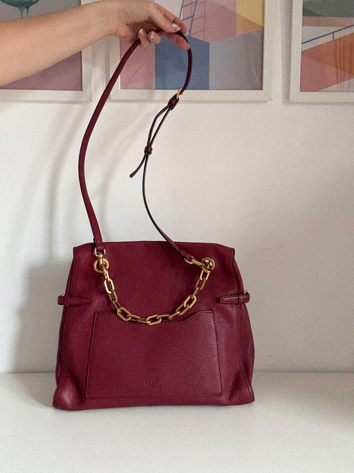 Valentino Garavani leather bag