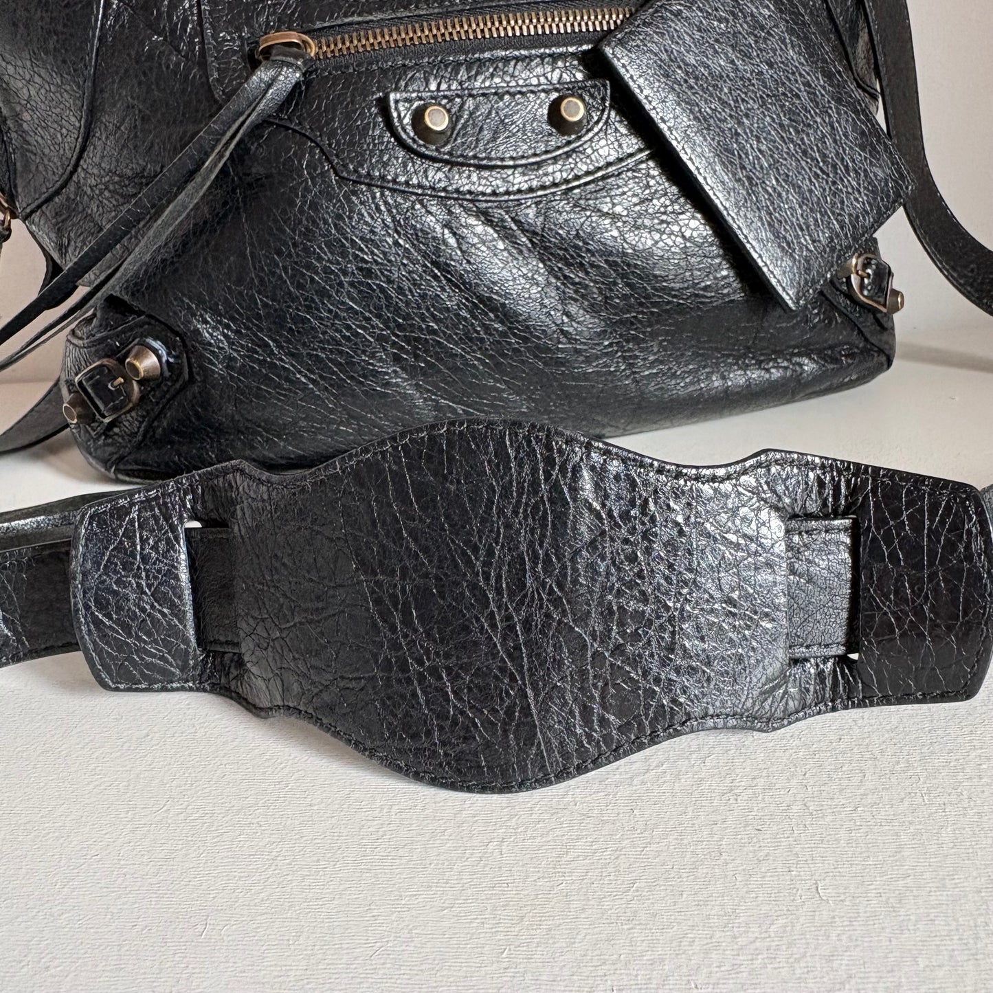 Balenciaga Classic bowling 30 Arena lambskin