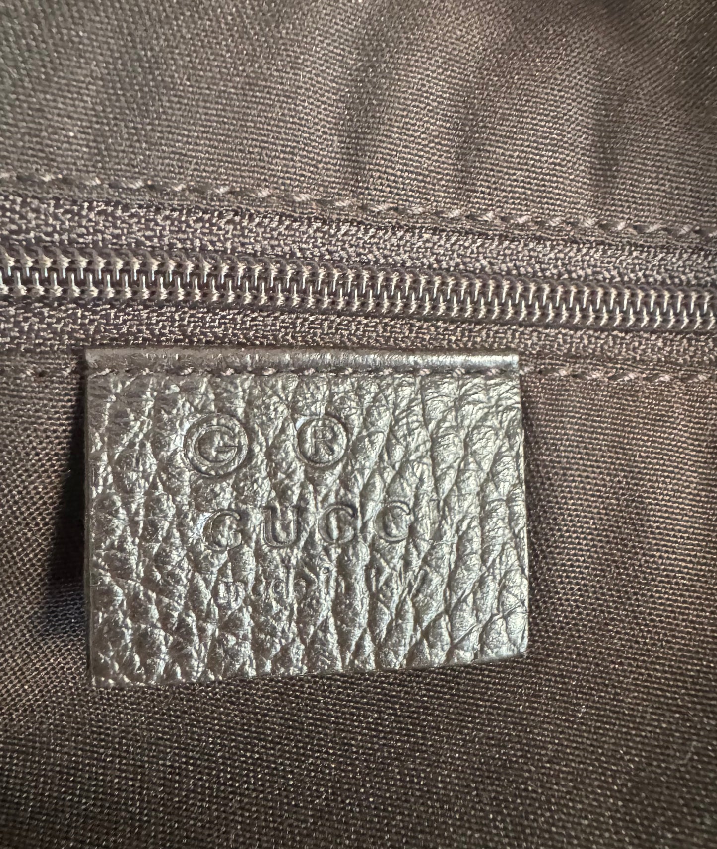 Borsa a tracolla Gucci marrone in monogram GG