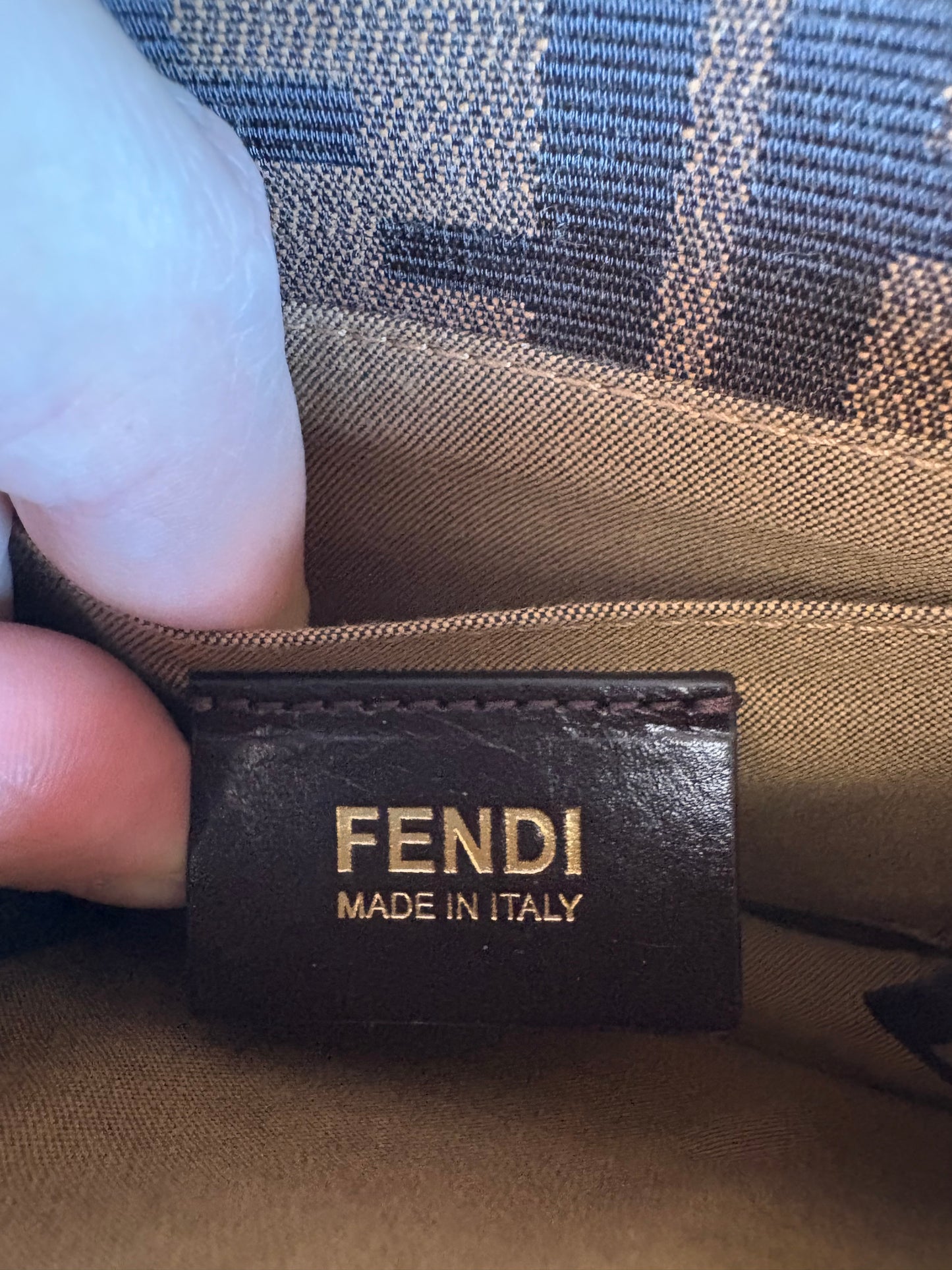 Fendi zucca crossbody mini bag