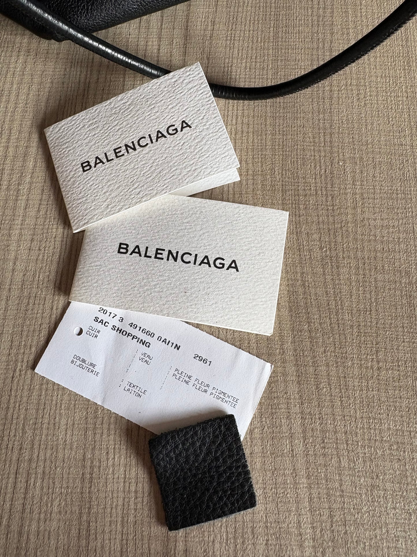Balenciaga shopping tote bag