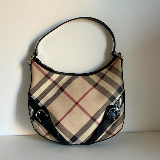 Burberry hobo check bag