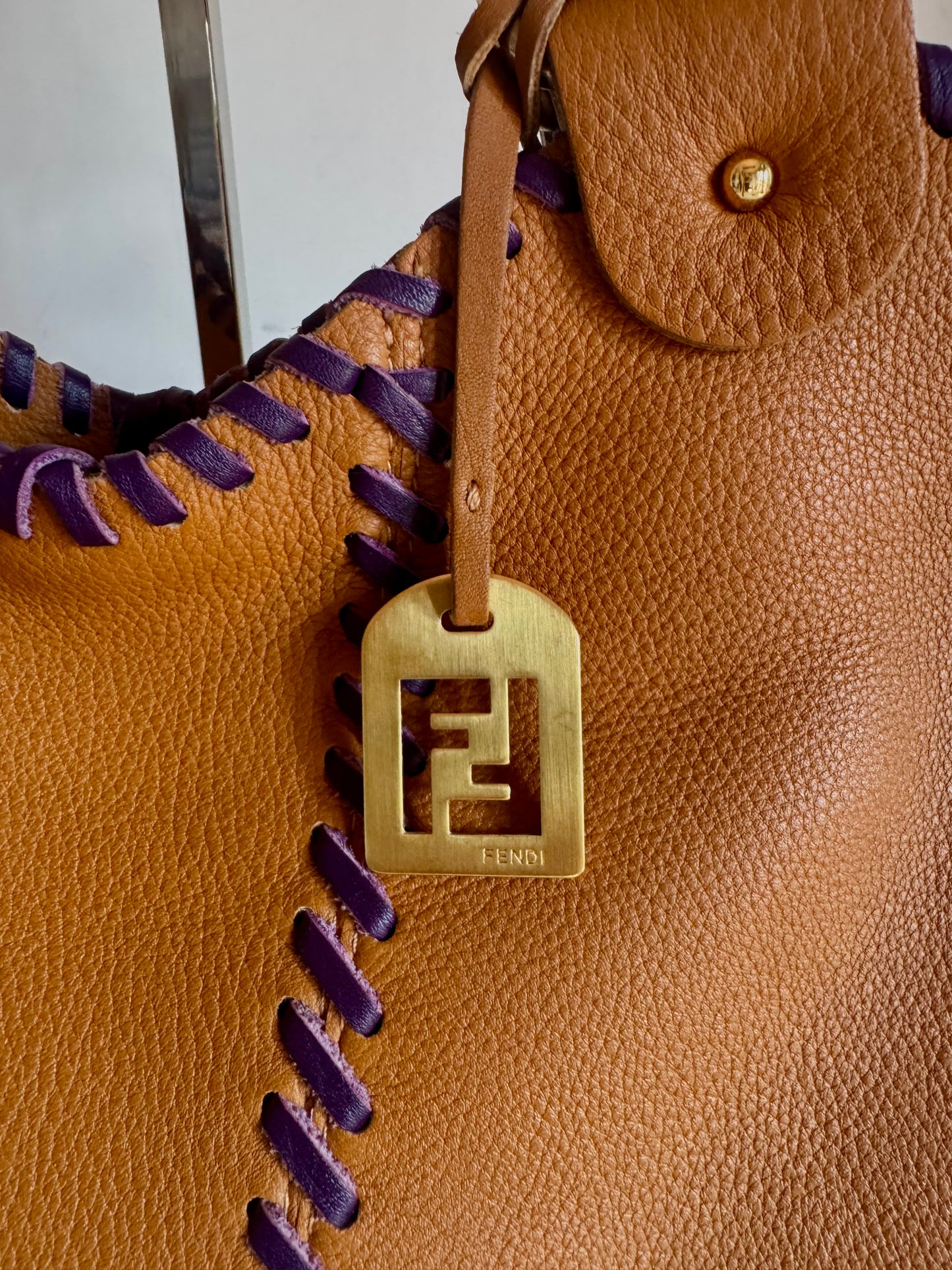 Fendi devil trapeze bag