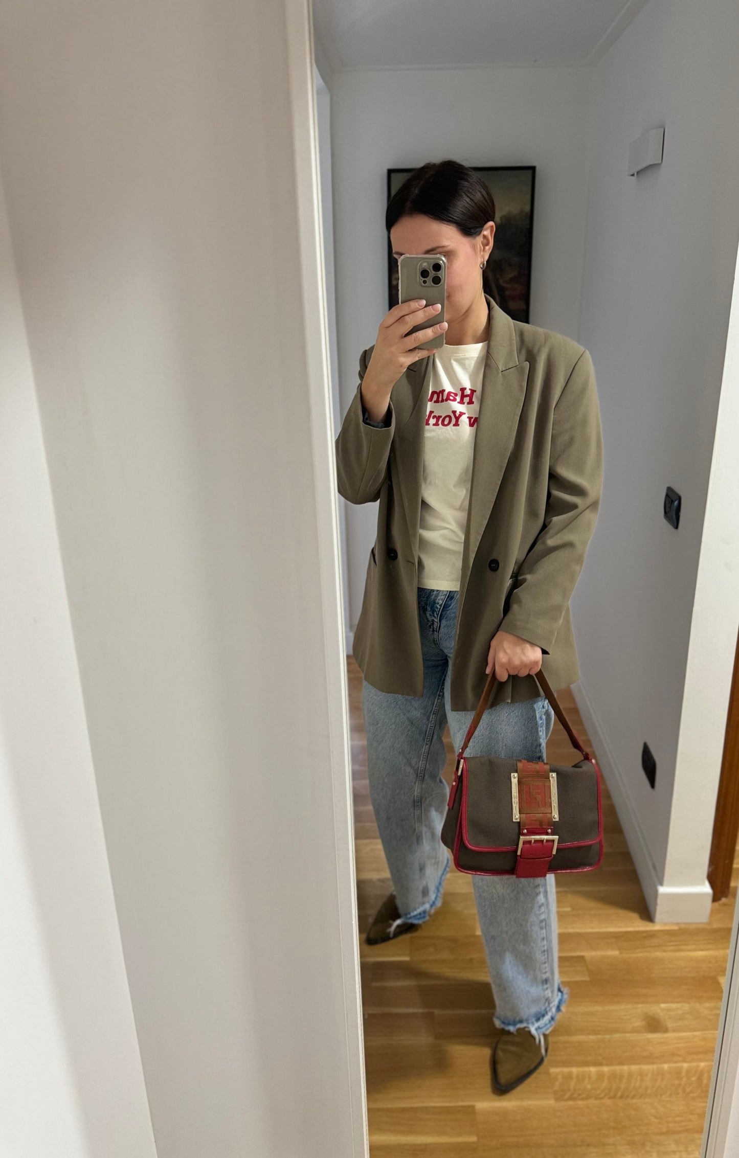 Fendi zucca canvas bag