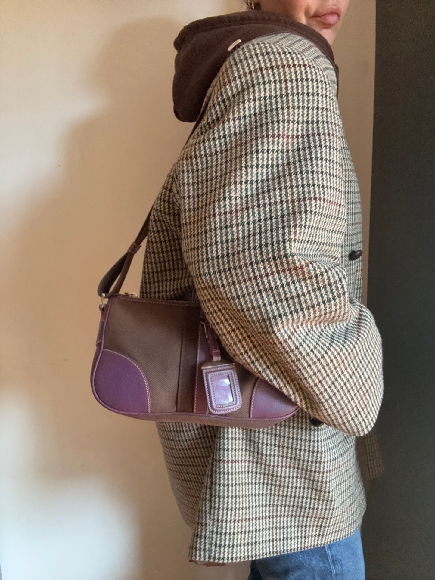 Borsa Prada tela e pelle 💜