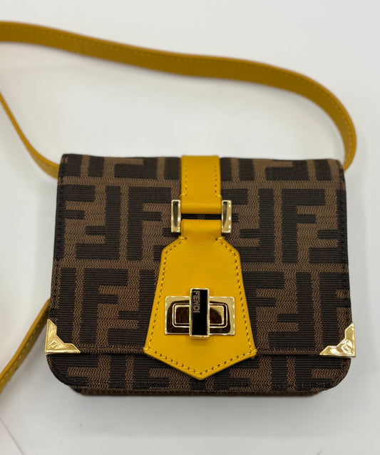 Fendi zucca crossbody mini bag
