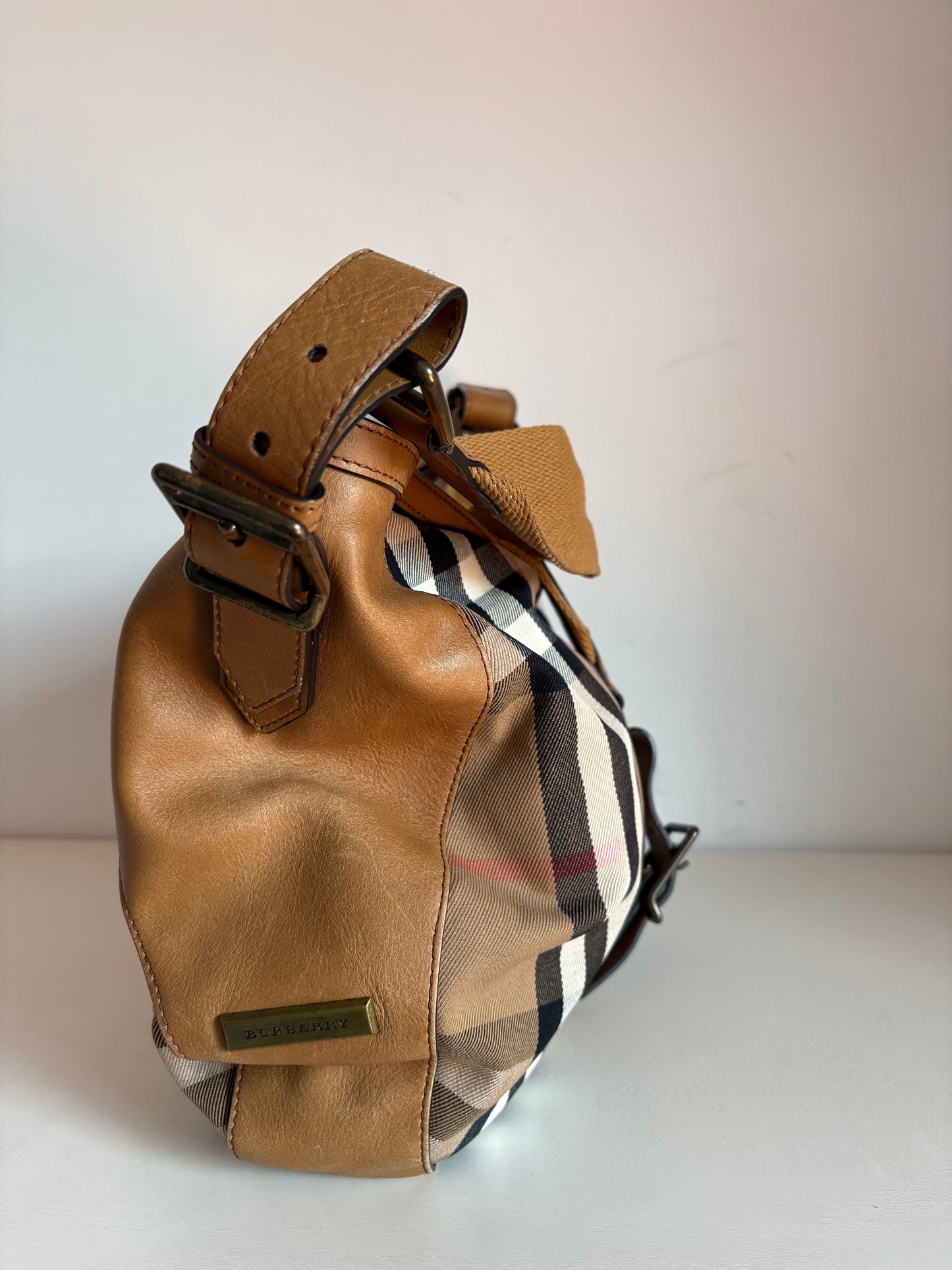 Burberry House check hobo
