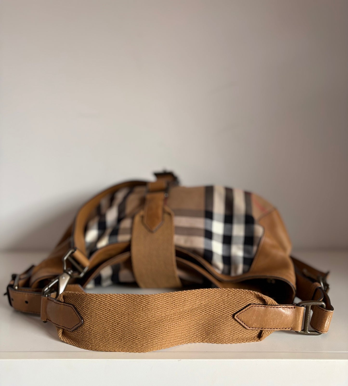Burberry House check hobo