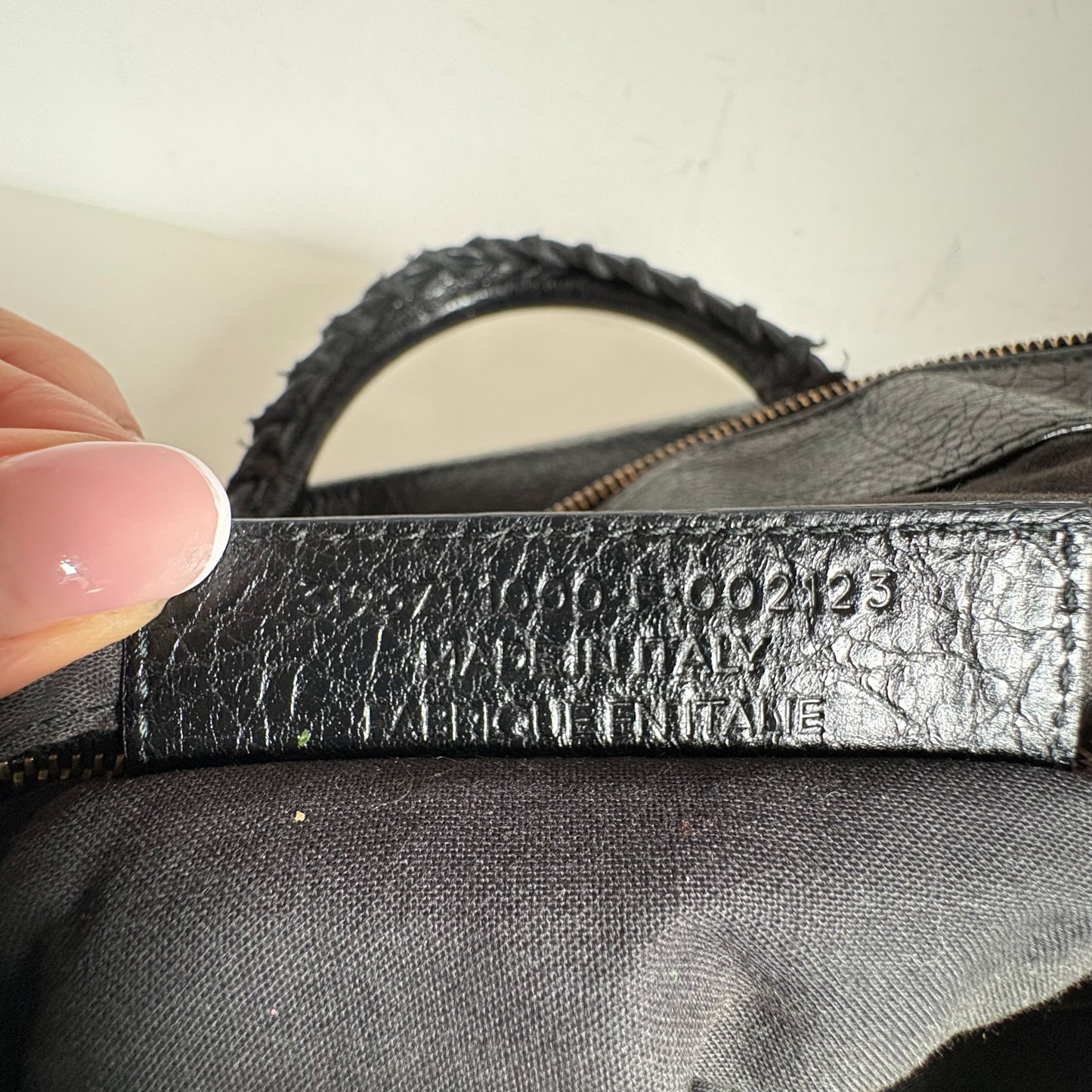 Balenciaga Classic bowling 30 Arena lambskin