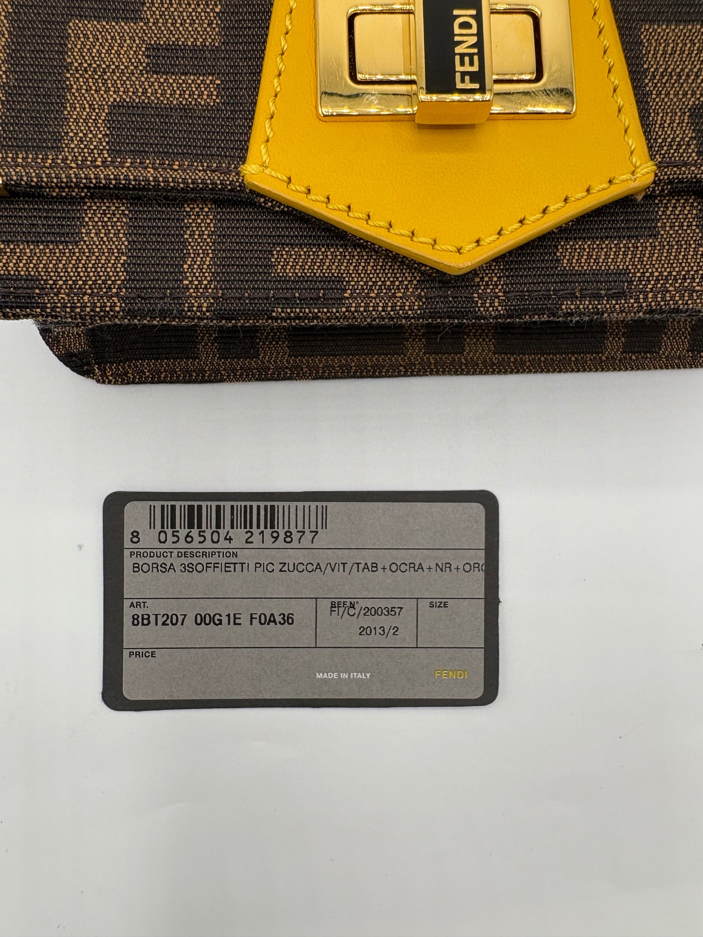 Fendi zucca crossbody mini bag