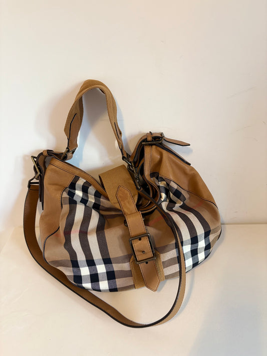 Burberry House check hobo