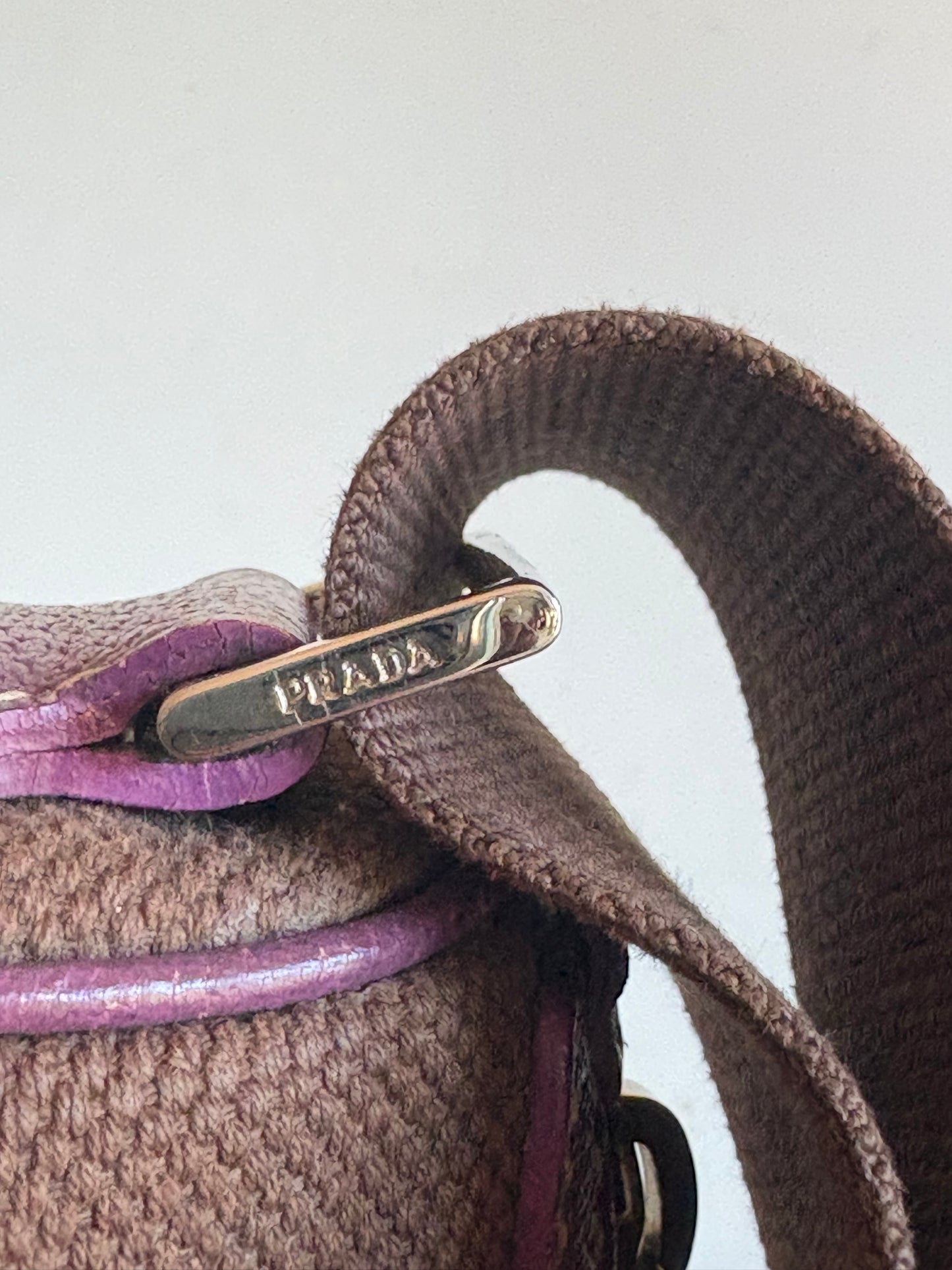 Borsa Prada tela e pelle 💜