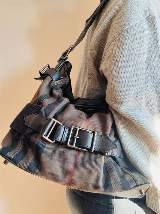 Burberry hobo check bag