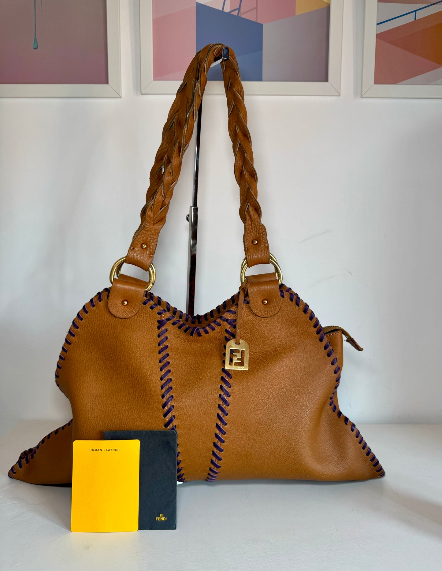 Fendi devil trapeze bag