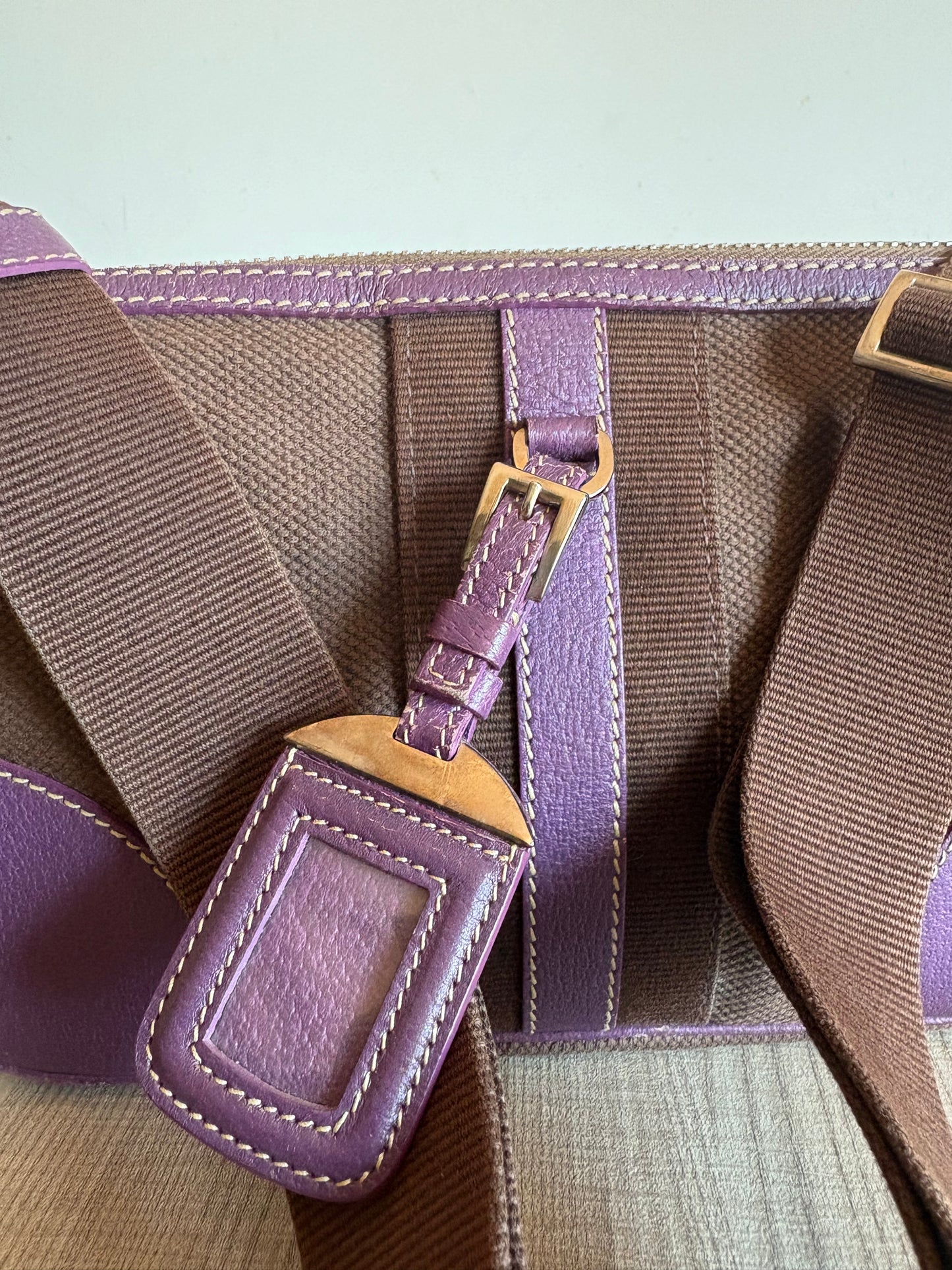 Borsa Prada tela e pelle 💜