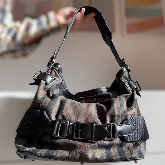 Burberry hobo check bag