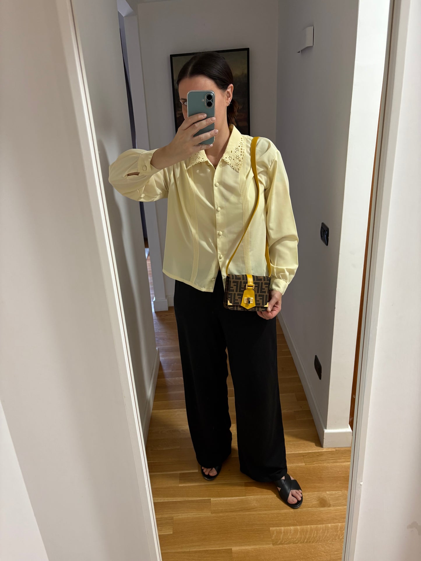 Fendi zucca crossbody mini bag