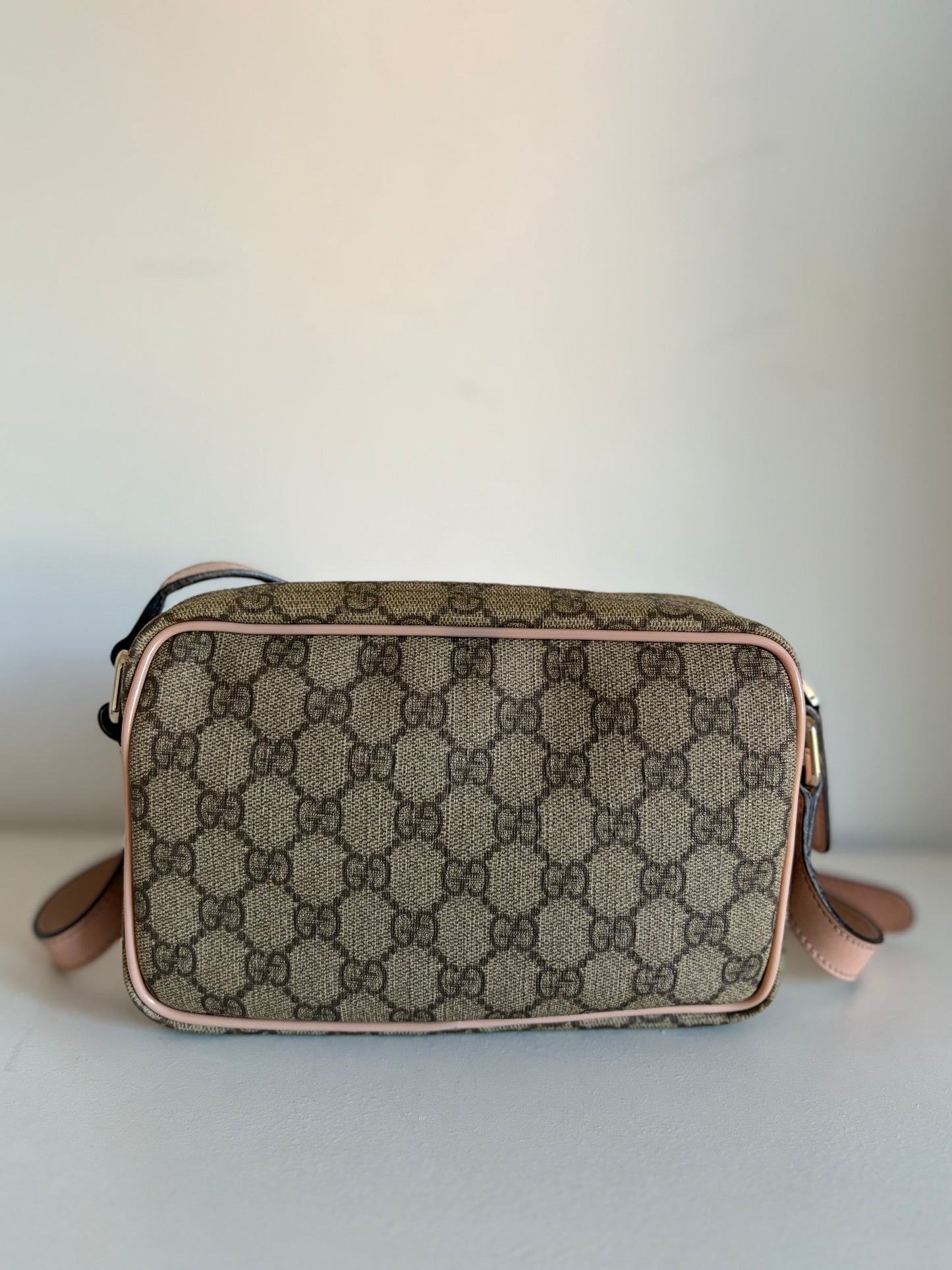 Gucci brown GG supreme crossbody bag