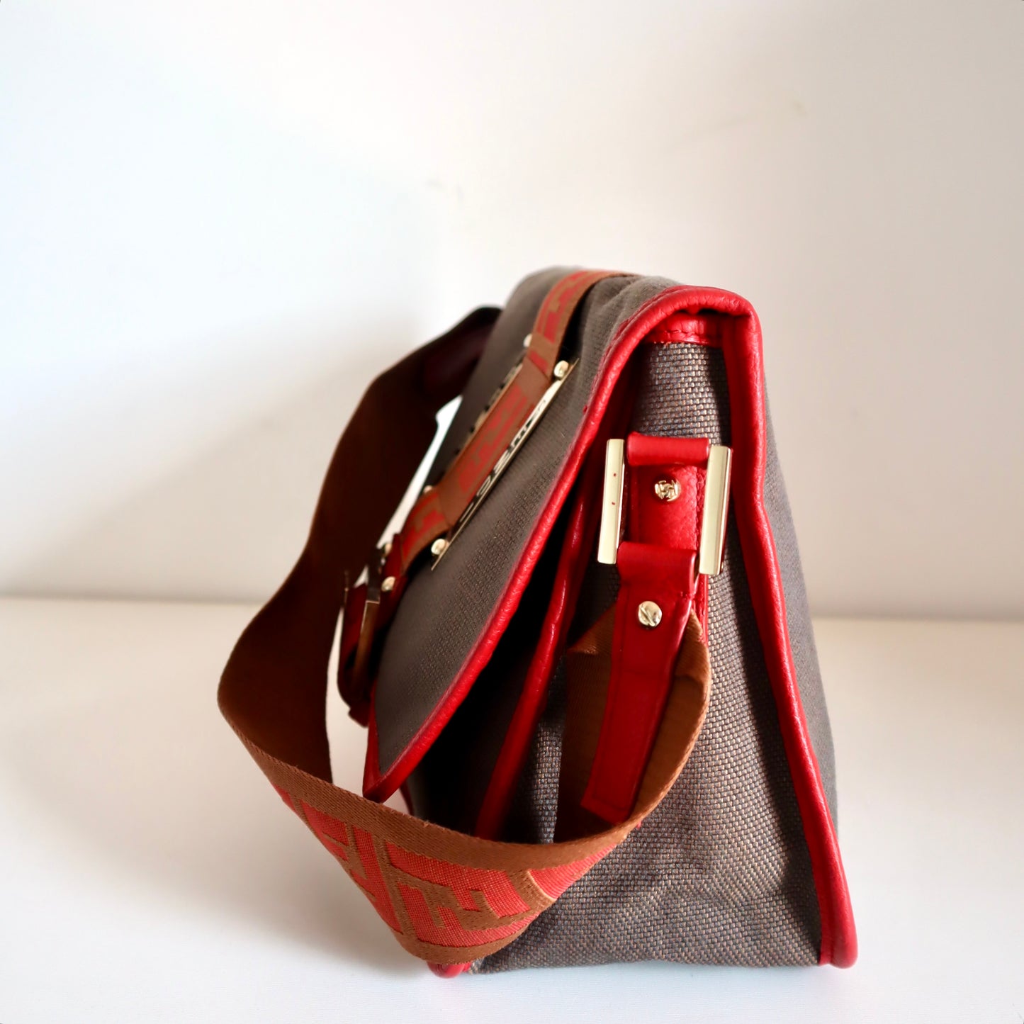Fendi zucca canvas bag