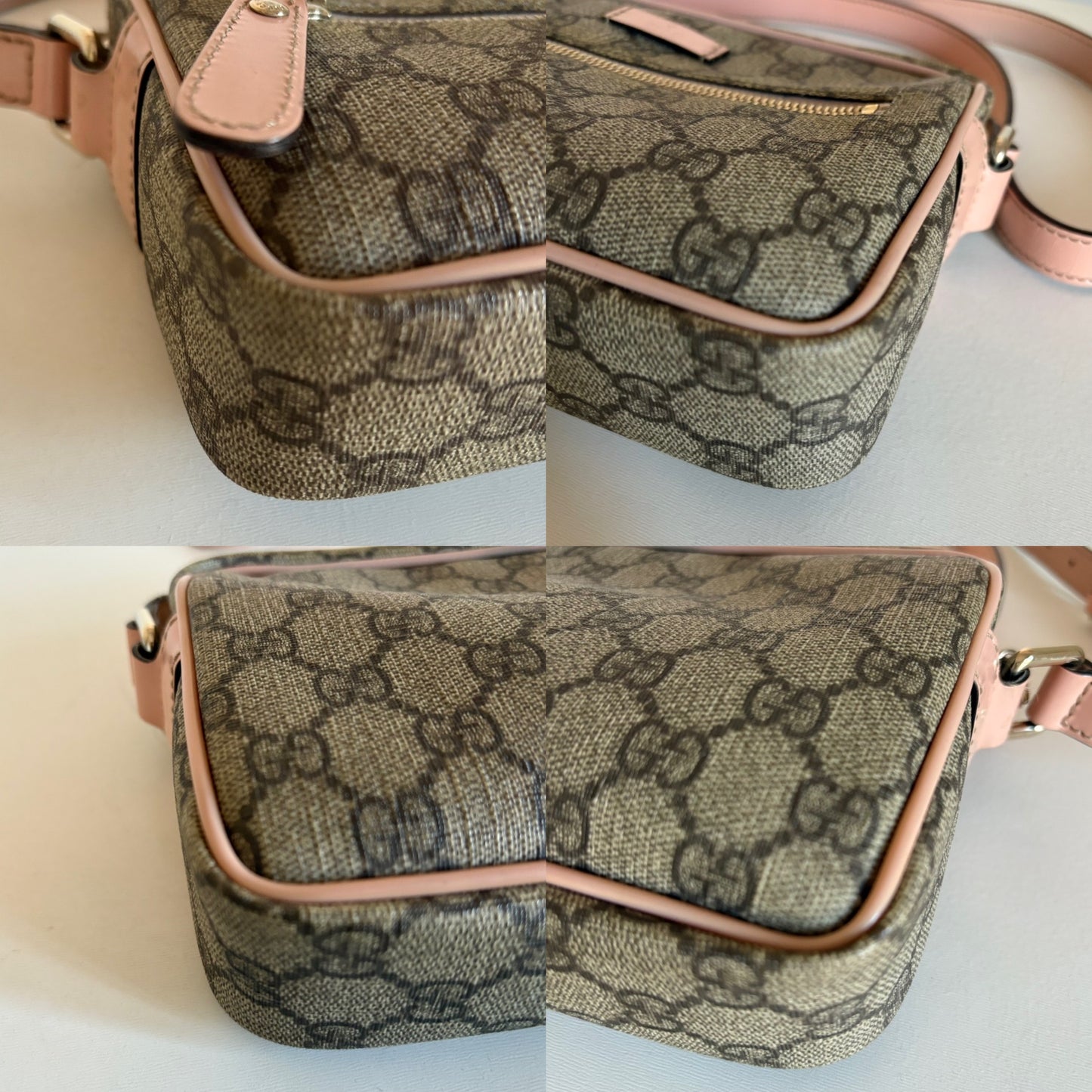Gucci brown GG supreme crossbody bag