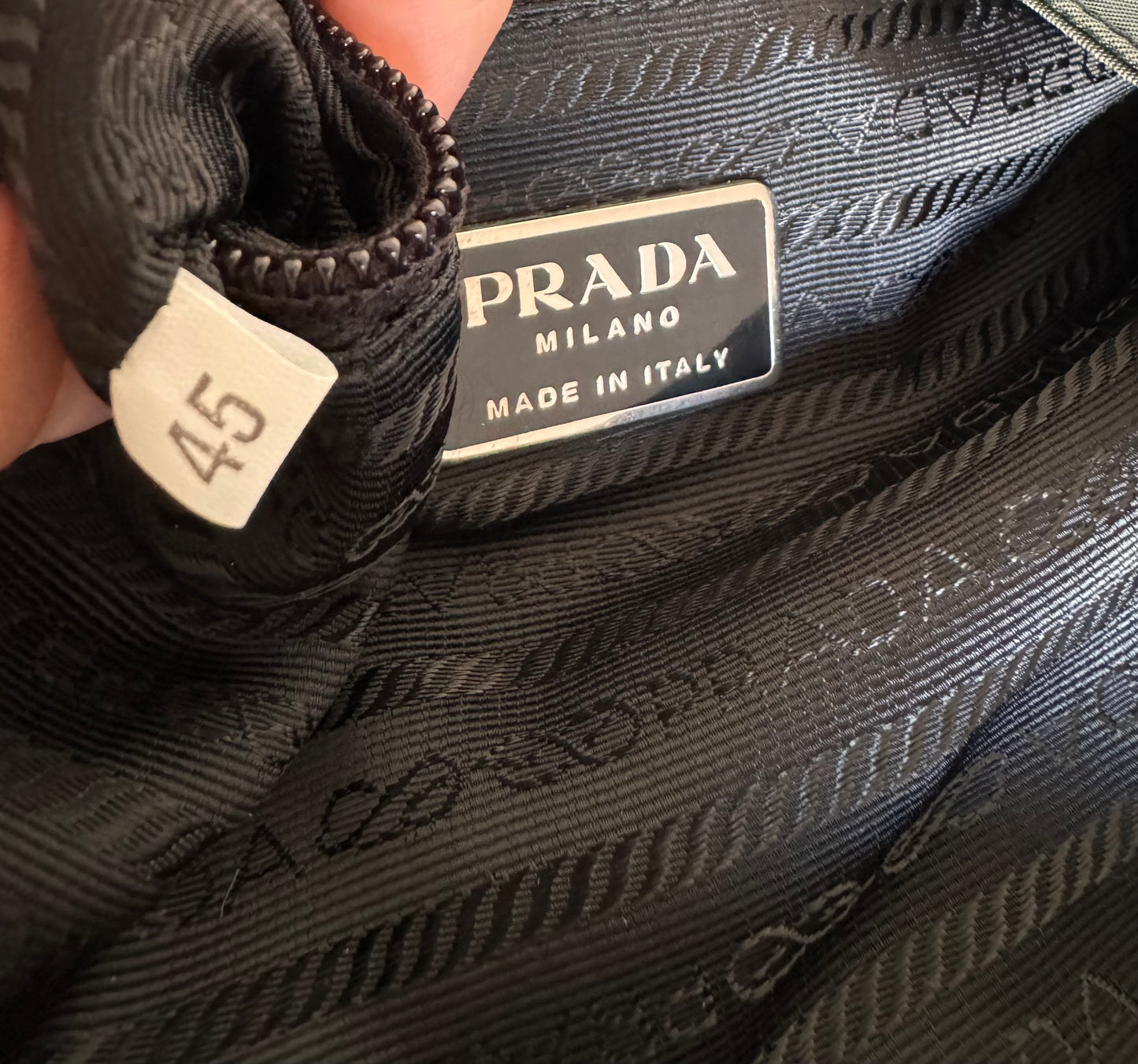 Prada nylon shoulder bag