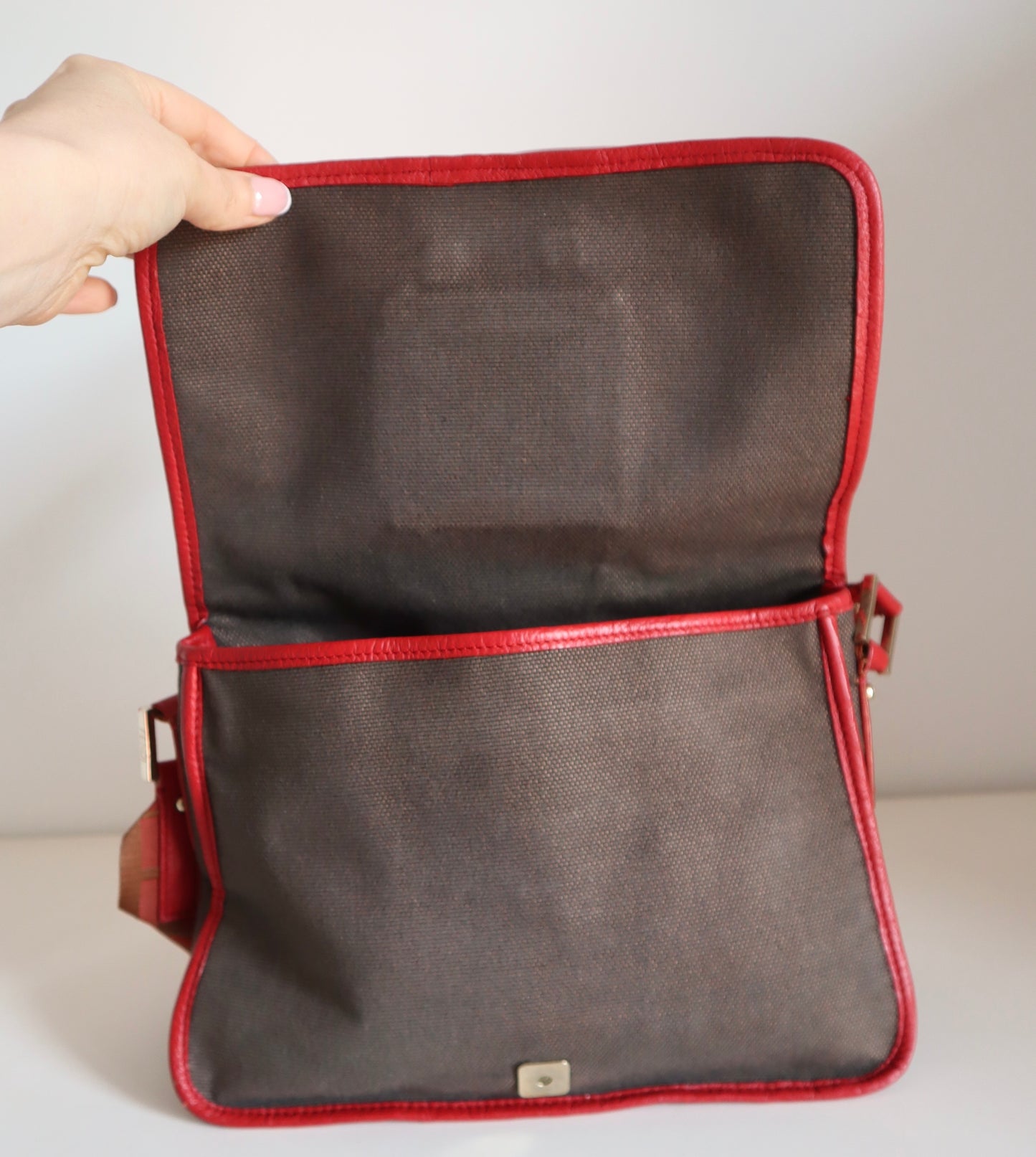 Fendi zucca canvas bag