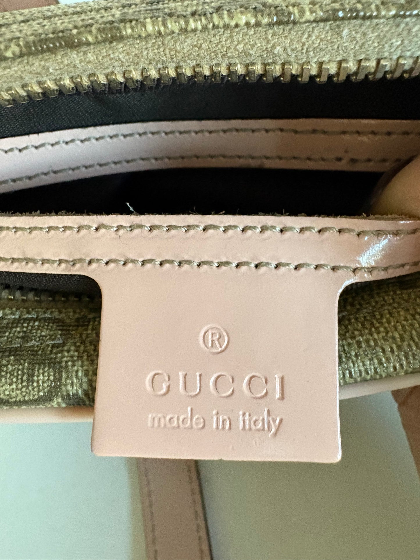 Gucci brown GG supreme crossbody bag