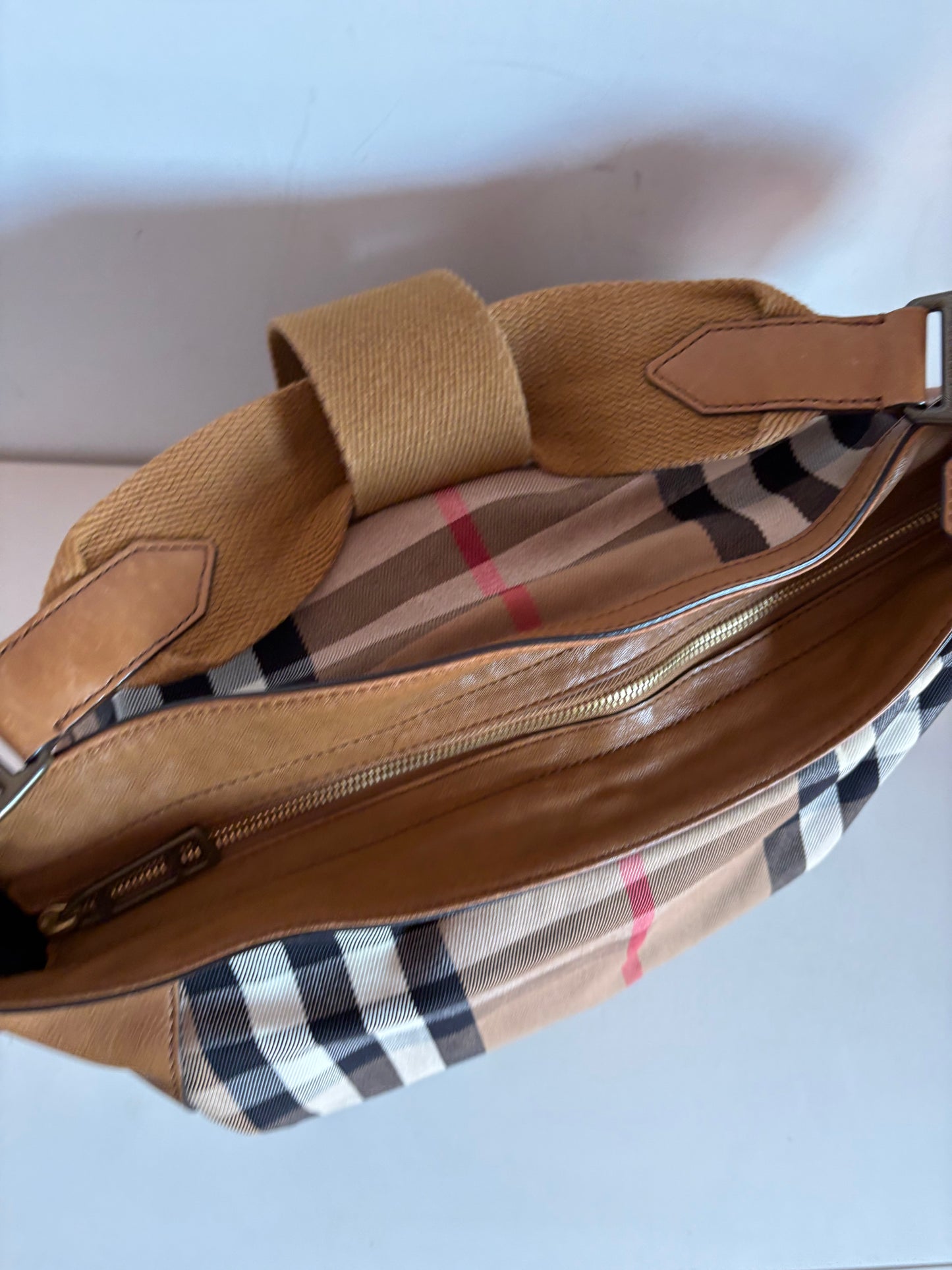 Burberry House check hobo