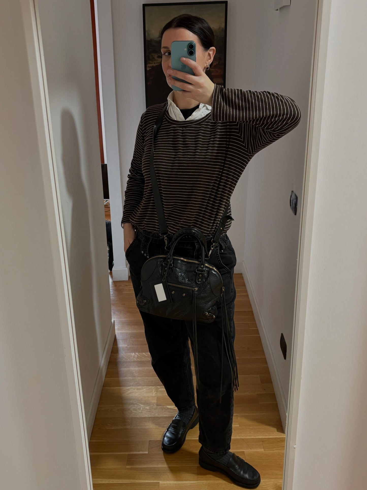 Balenciaga Classic bowling 30 Arena lambskin