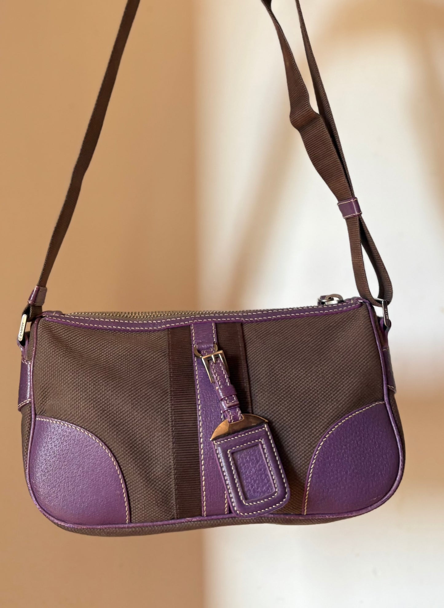 Borsa Prada tela e pelle 💜