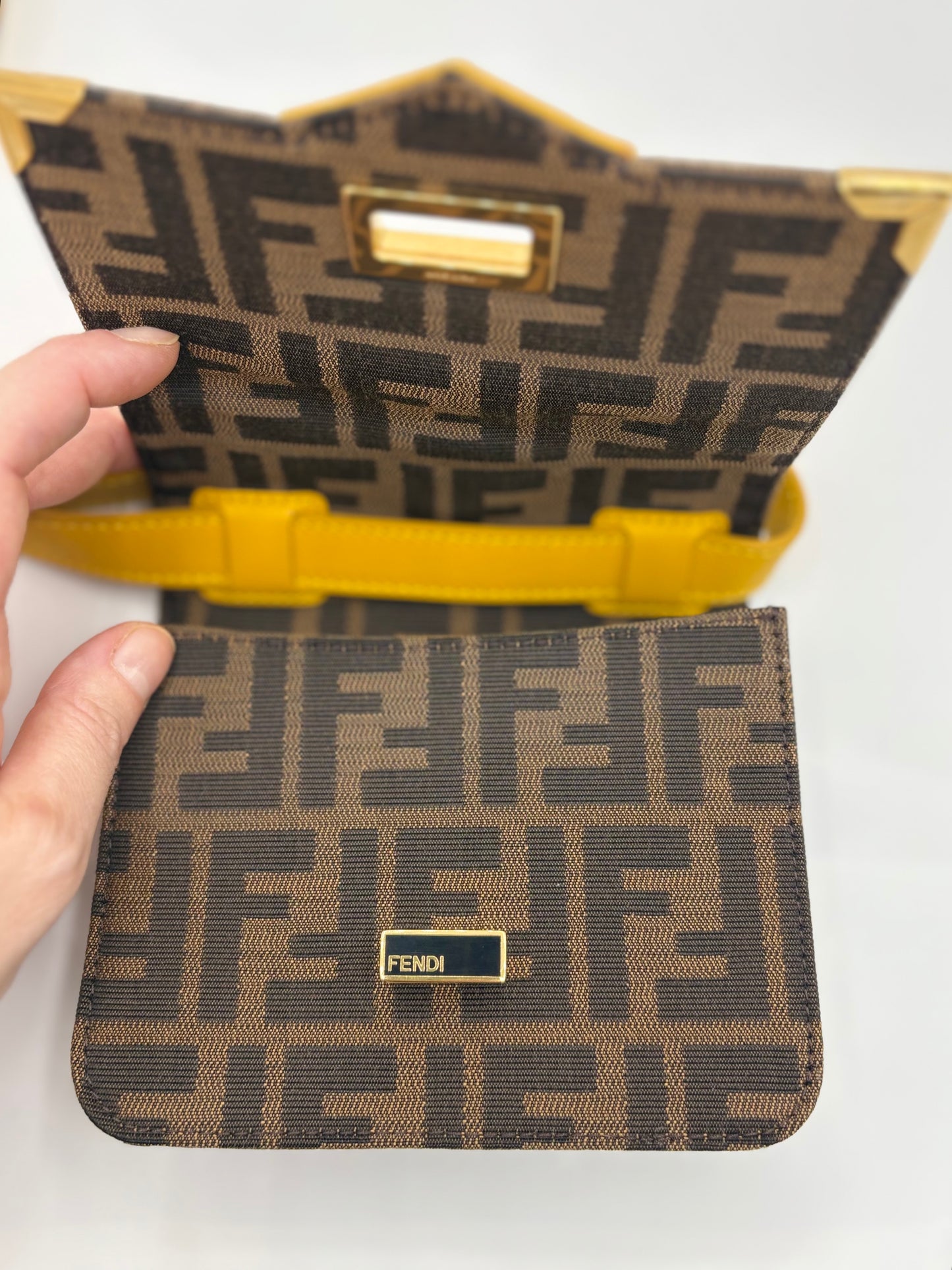 Fendi zucca crossbody mini bag