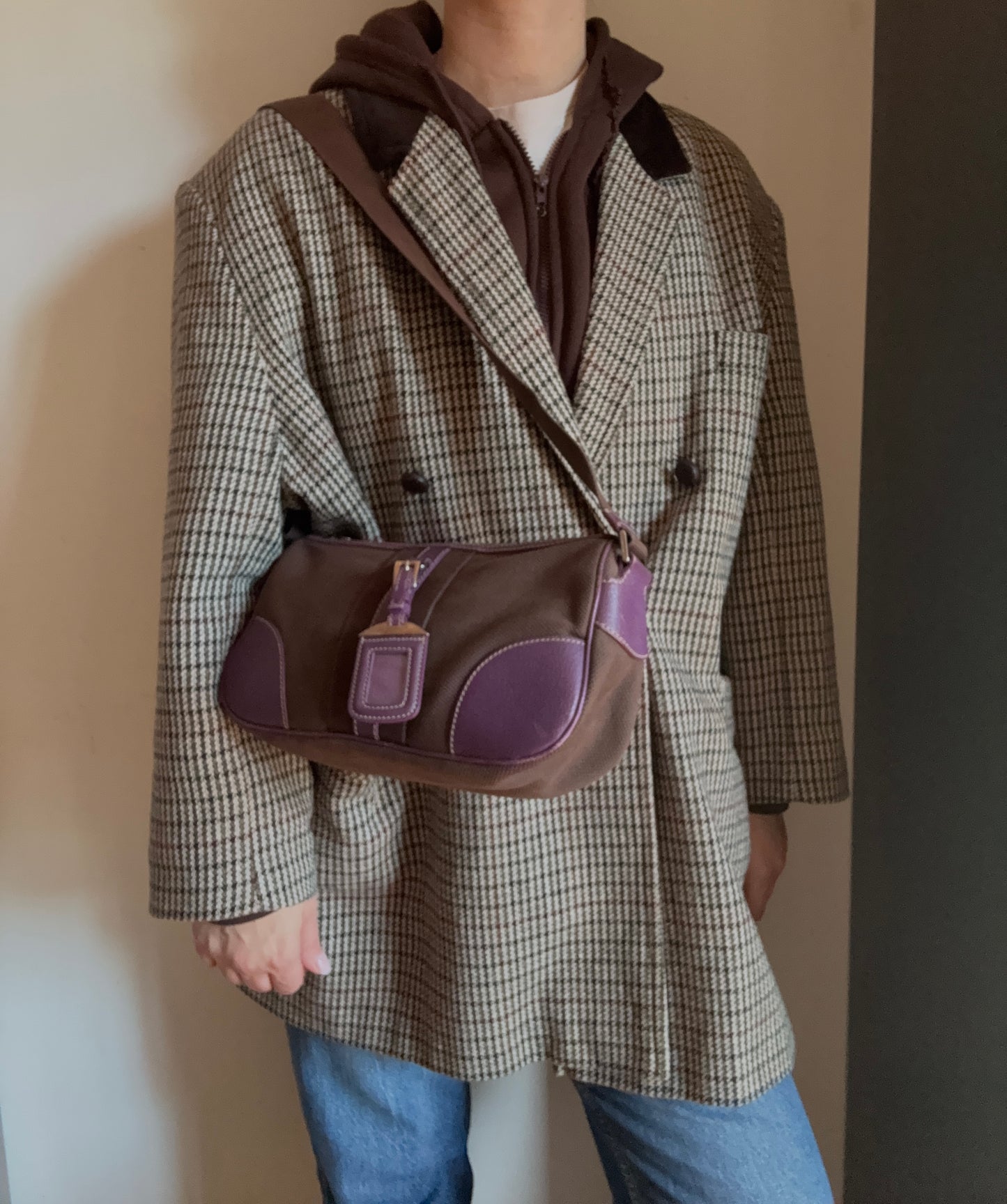 Borsa Prada tela e pelle 💜