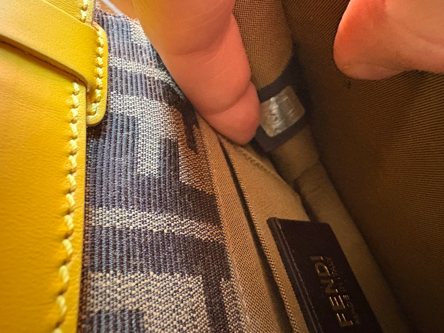 Fendi zucca crossbody mini bag
