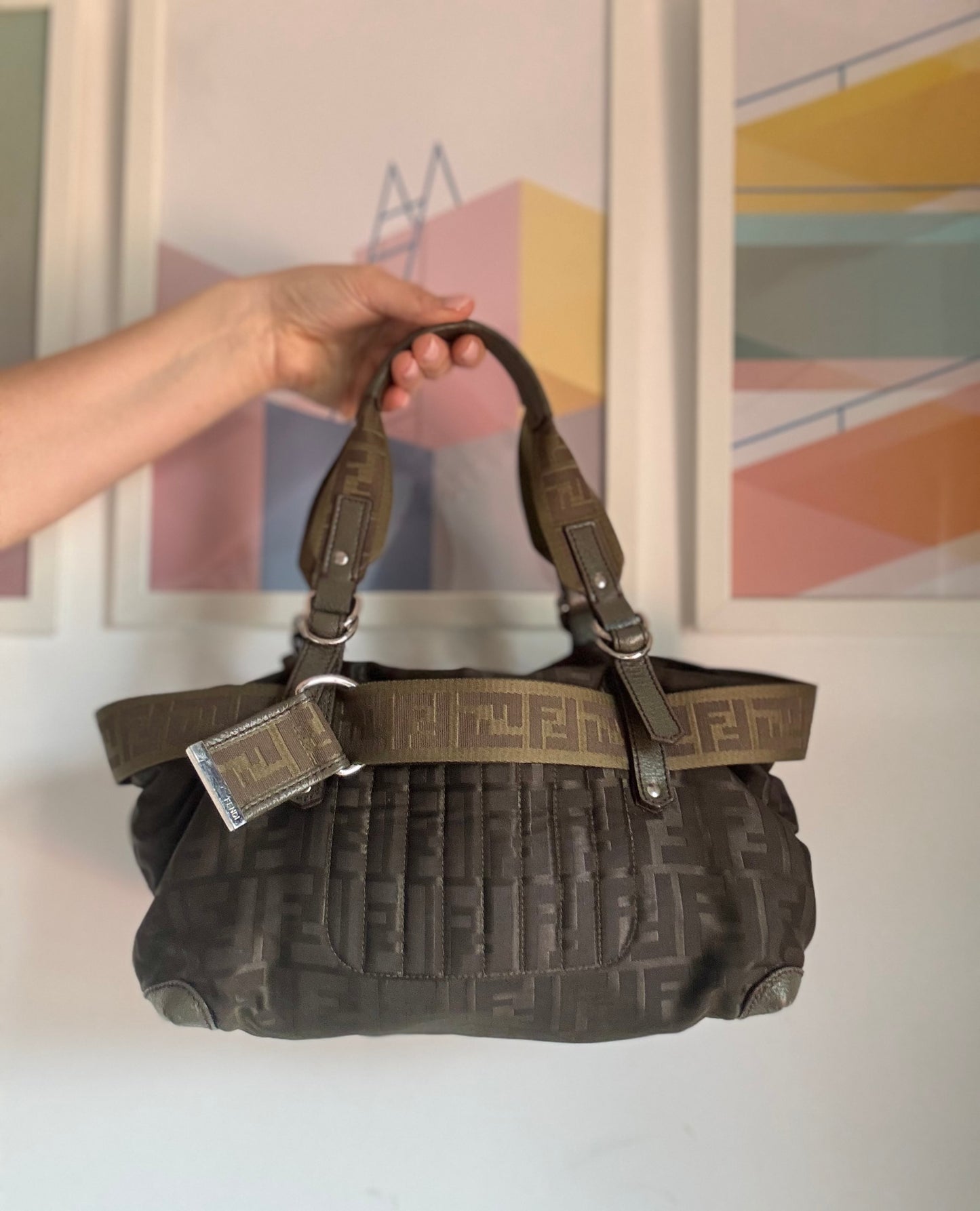 Fendi zucca bag