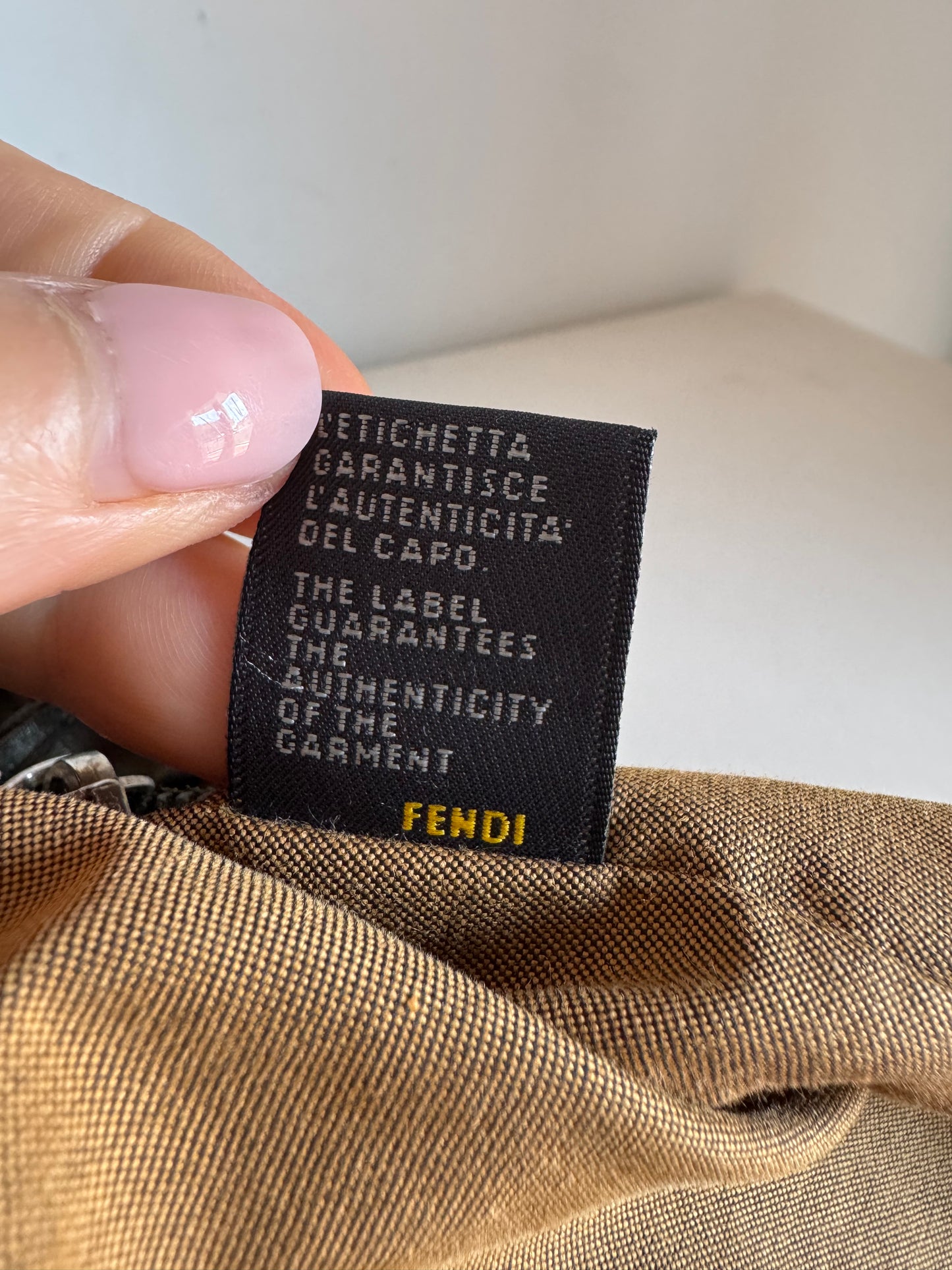 Fendi zucca bag