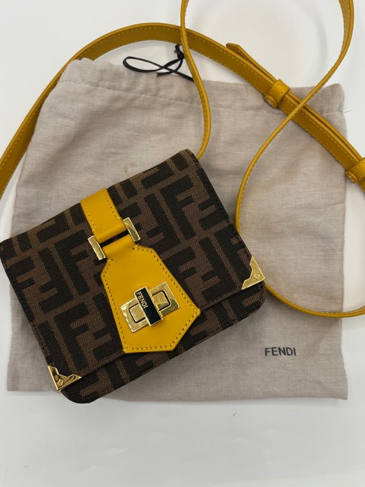 Fendi zucca crossbody mini bag