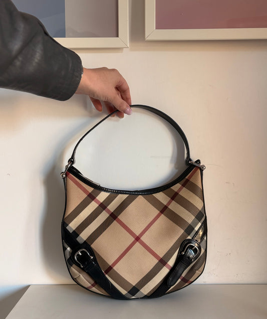 Burberry hobo check bag