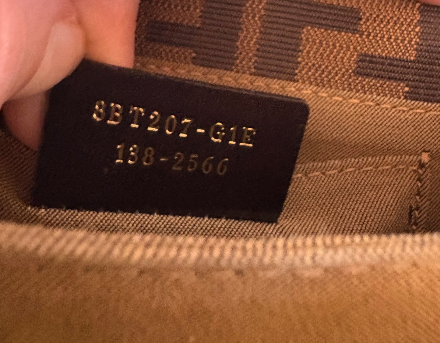 Fendi zucca crossbody mini bag
