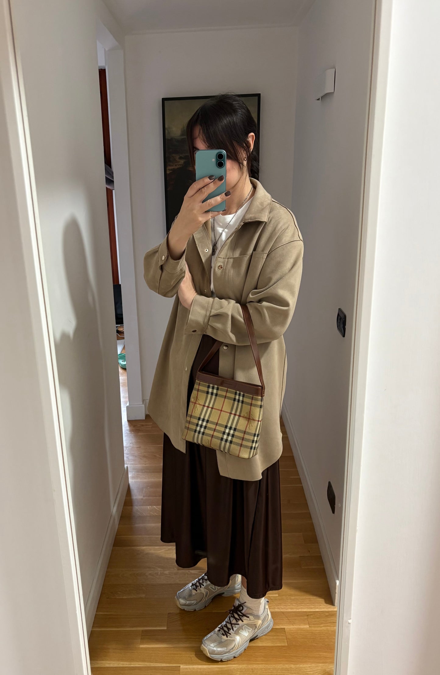 Iconic Burberry nova check  bucket bag