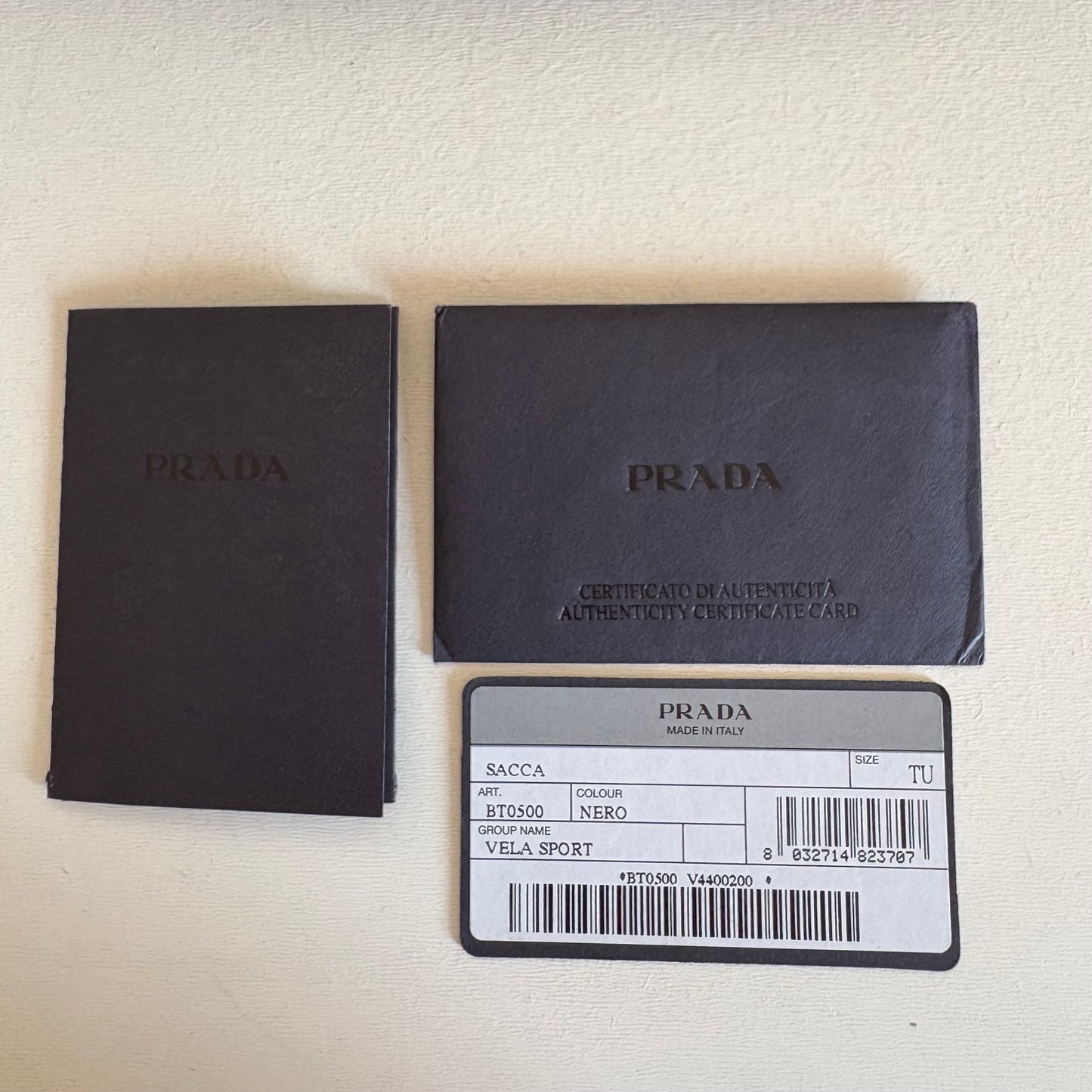 Prada BT0500 nylon bag